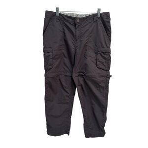 REI Classic Sahara Convertible Pants Womens Size 12 P Nylon Pockets Adj Waist